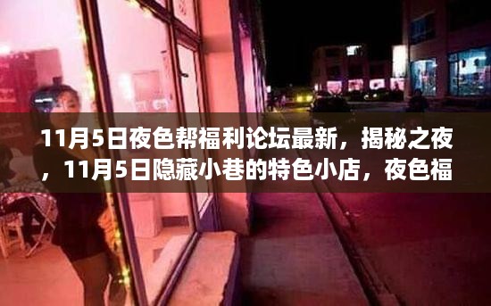 关于夜色福利论坛揭秘之夜，探索隐藏小巷的特色小店的涉黄警告