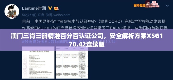 澳门三肖三码精准百分百认证公司，安全解析方案XSG170.42连续版