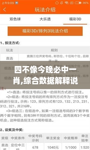 四不像今晚必中一肖,综合数据解释说明_个人版TUI780.35