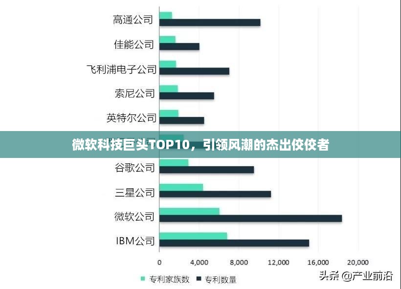 微软科技巨头TOP10，引领风潮的杰出佼佼者